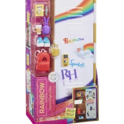 MGA Coffret casiers d'école Rainbow High^ Poupées Mannequins