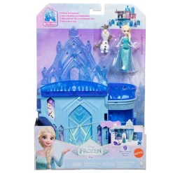 Mattel Coffret château et mini-poupée Elsa La Reine des Neiges^ Mini-Univers