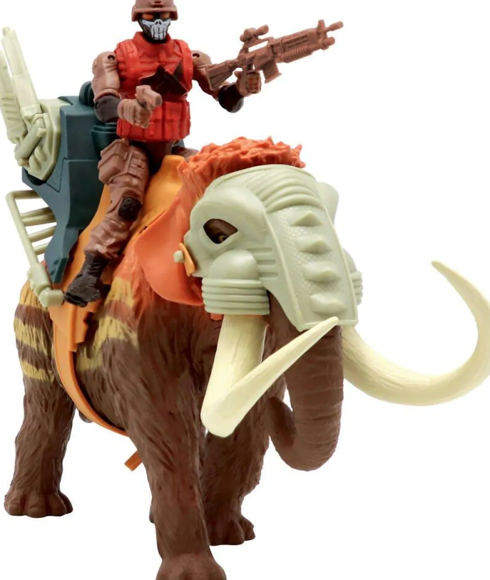 TEAM City Coffret Commando De Dinosaures - Mammouth Majestueux Avec Accessoires^ Les Dinosaures Et La Préhistoire