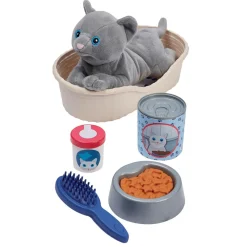 Ecoiffier Coffret Corbeille et accessoires chat^ Docteur Et Vétérinaire