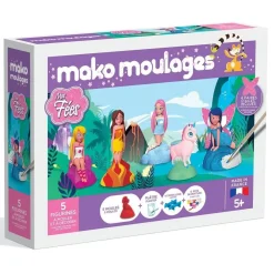 Mako Coffret Créatif - 5 Moules Moulages Mes^ Modelage Et Moulage
