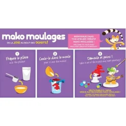 Mako Coffret Créatif - 5 Moules Moulages Mes^ Modelage Et Moulage