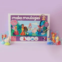 Mako Coffret Créatif - 5 Moules Moulages Mes^ Modelage Et Moulage