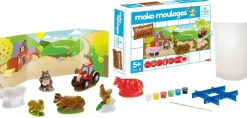 Mako Coffret Créatif Moulages - 6 Moules Ferme^ Modelage Et Moulage