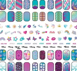 Clementoni Coffret Crazy chic ongles phosphoresents Shiny nails^ Cosmétiques