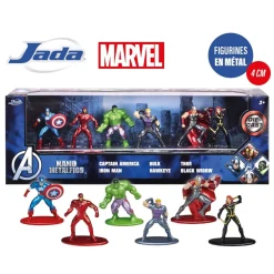 JADA Coffret de 6 figurines Avengers 4 cm Marvel^ Les Héros Et Personnages