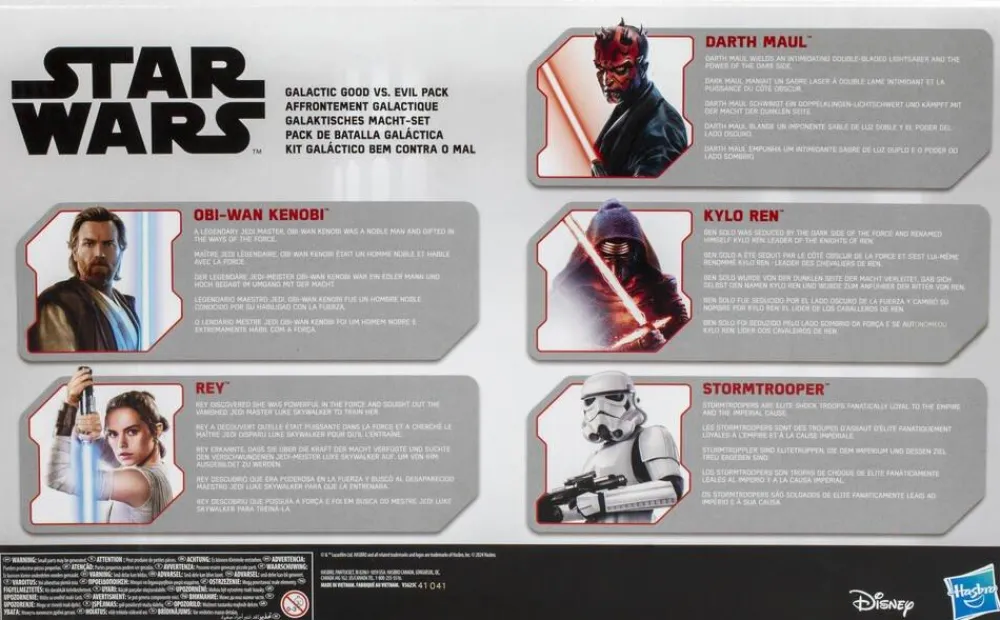 Hasbro Coffret de 5 Figurines Star Wars 15 cm^ Les Héros Et Personnages