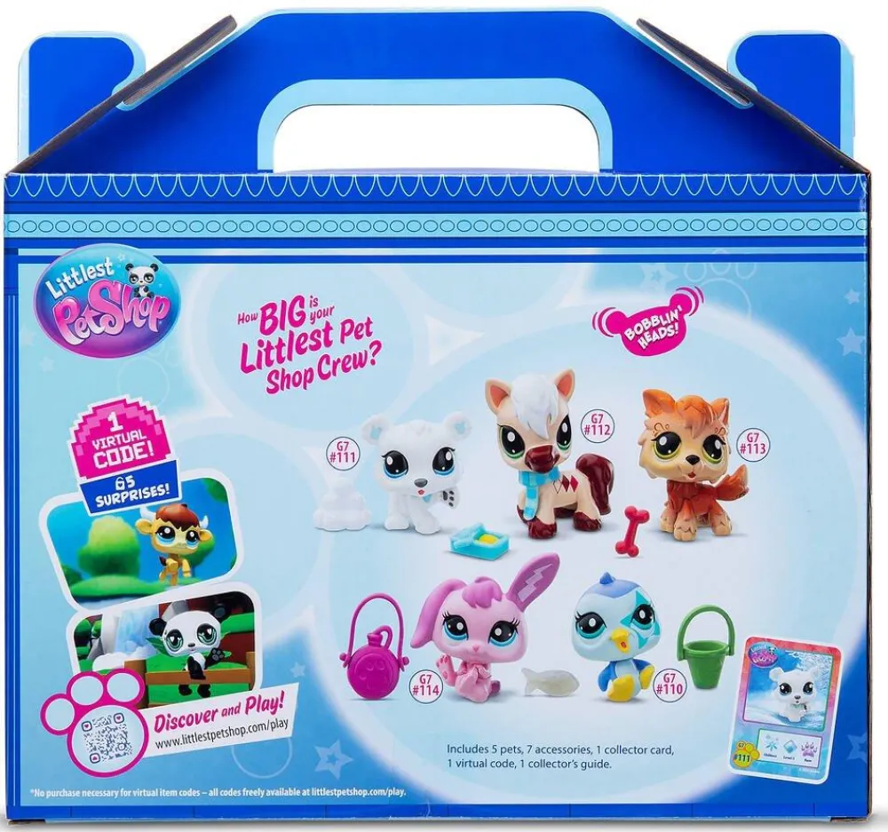 Bandai Coffret de 5 Petshop - thème montagne^ Mini-Univers