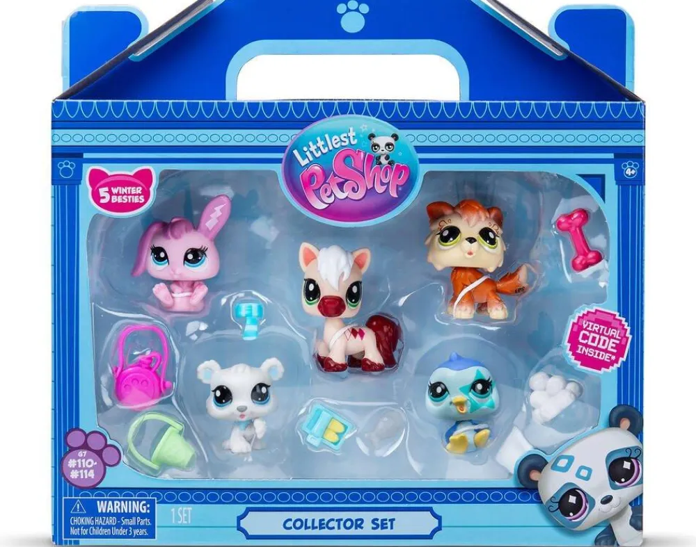Bandai Coffret de 5 Petshop - thème montagne^ Mini-Univers