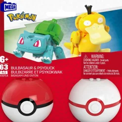 MEGA Coffret de 2 pokeball et figurine - Pokemon^ Super Héros, Cinéma Et Jeux Vidéo