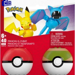 MEGA Coffret de 2 pokeball et figurine - Pokemon^ Super Héros, Cinéma Et Jeux Vidéo