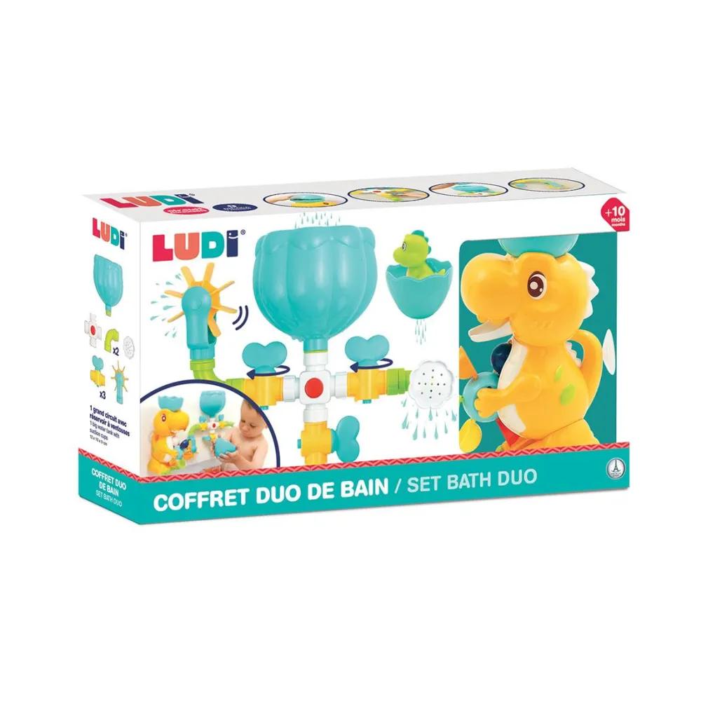 Ludi Coffret de bain dino^ Jouets De Bain