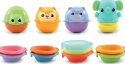 VTech Coffret De Bain Empilo Rigol'eau^ Jouets De Bain