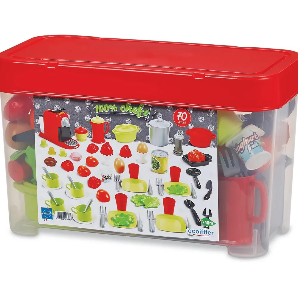 Ecoiffier Coffret de dînette 70 pièces^ Dinette Et Accessoires