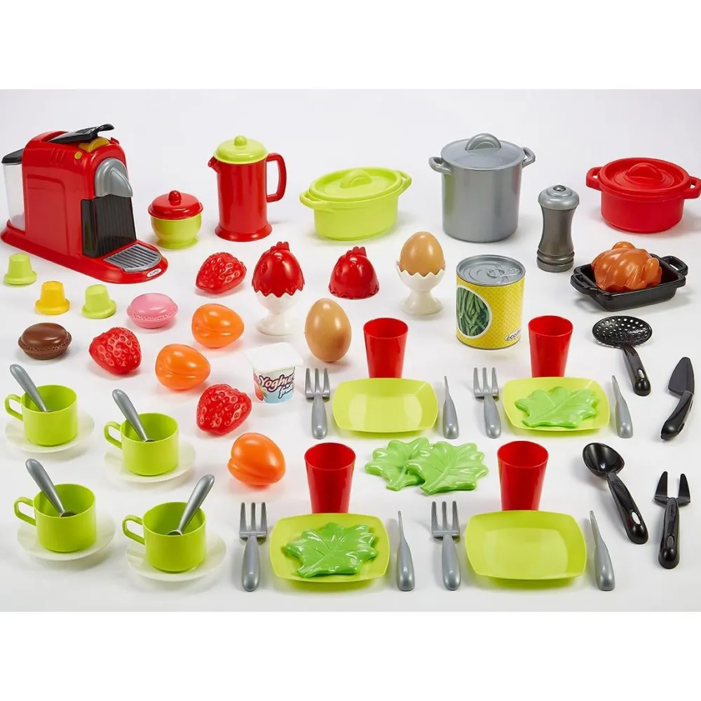 Ecoiffier Coffret de dînette 70 pièces^ Dinette Et Accessoires