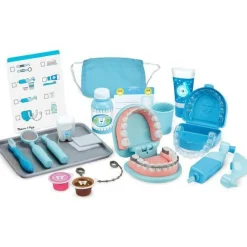 Melissa & Doug Coffret dentiste - jeu d'imitation^ Docteur Et Vétérinaire