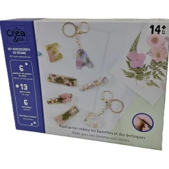 CREA & CIE Coffret DIY accessoires en résine^ Autres Activités Créatives