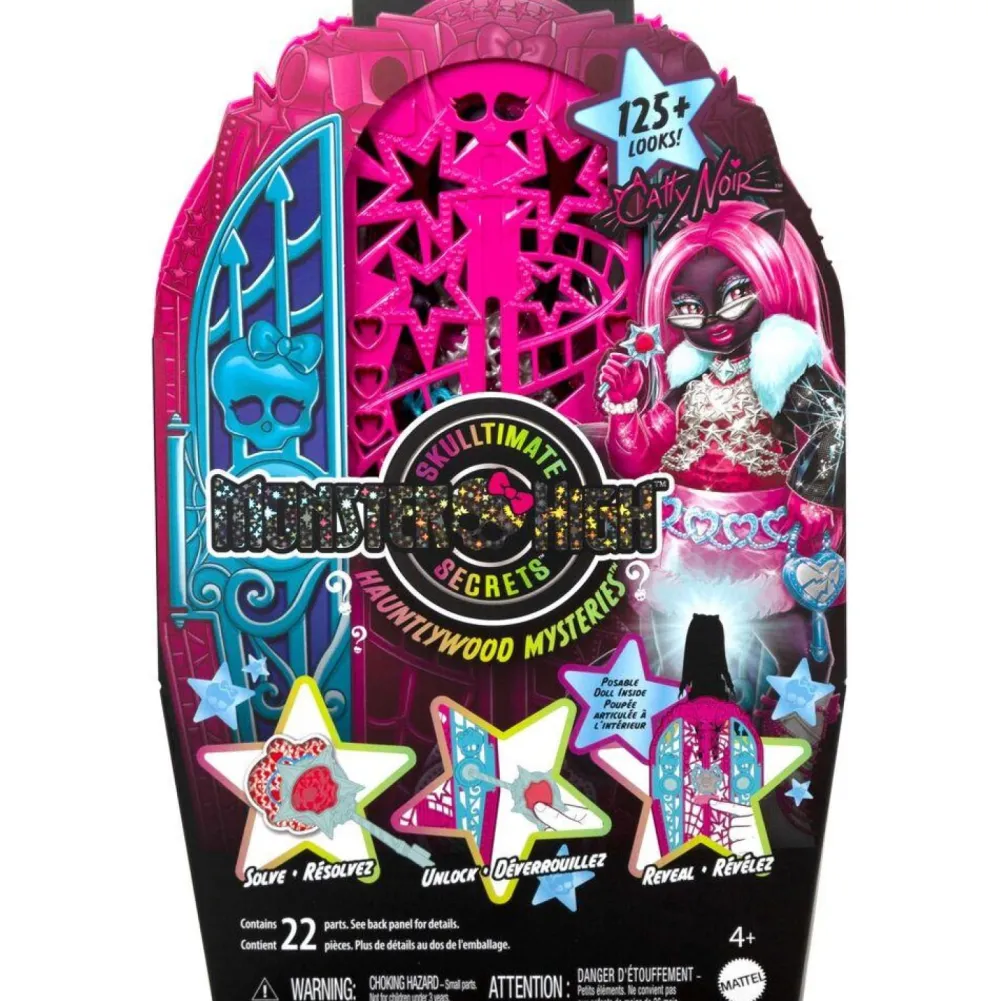 Mattel Coffret dressing Monstrueux secrets Monster High Catty Saison 6 Hautlywood mysteries^ Poupées Mannequins