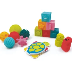 Ludi Coffret d'éveil - livres + cubes + balles^ Livres D'Éveil|Jouets De Bain