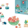 Janod Coffret en bois Crocodile^ Jouets À Encastrer Et À Empiler
