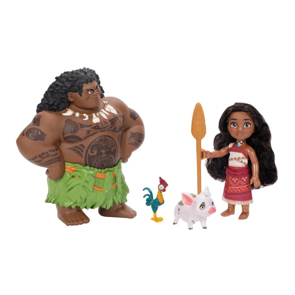 Jakks Coffret figurine Vaiana, Maui, Pua^ Le Sport, Les Loisirs Et Les Vacances