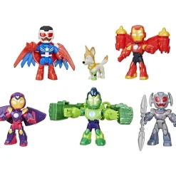 Hasbro Coffret figurines Avengers en armure - Iron Man et ses amis incroyables^ Les Héros Et Personnages