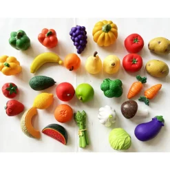 COM' les vrais Coffret fruits et légumes^ Dinette Et Accessoires