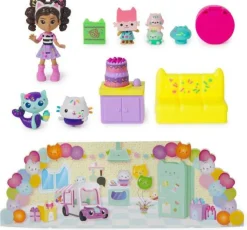 Spin Master Coffret Gabby et la maison magique : Anniversaire de Cakey^ Mini-Univers