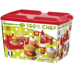 Ecoiffier Coffret hamburger^ Dinette Et Accessoires