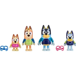 Moose Coffret la famille Bluey à la plage^ Les Héros Et Personnages