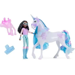 Spin Master Coffret l'école des licornes Glacier et Layla - Unicorn Academy^ Poupées Mannequins