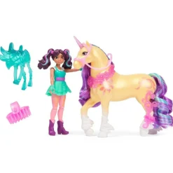 Spin Master Coffret l'école des licornes Leaf et Ava - Unicorn Academy^ Poupées Mannequins