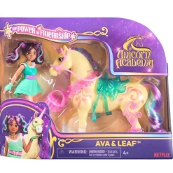 Spin Master Coffret l'école des licornes Leaf et Ava - Unicorn Academy^ Poupées Mannequins