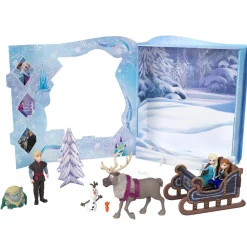 Mattel Coffret livre d'histoires et figurines La Reine des Neiges^ Mini-Univers