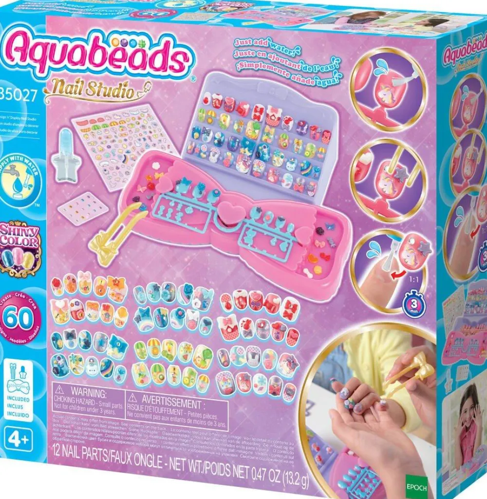 Aquabeads Coffret Manucure multicolore^ Perles, Bijoux Et Perles À Repasser