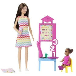 Mattel Coffret Maîtresse d'école Barbie^ Poupées Mannequins