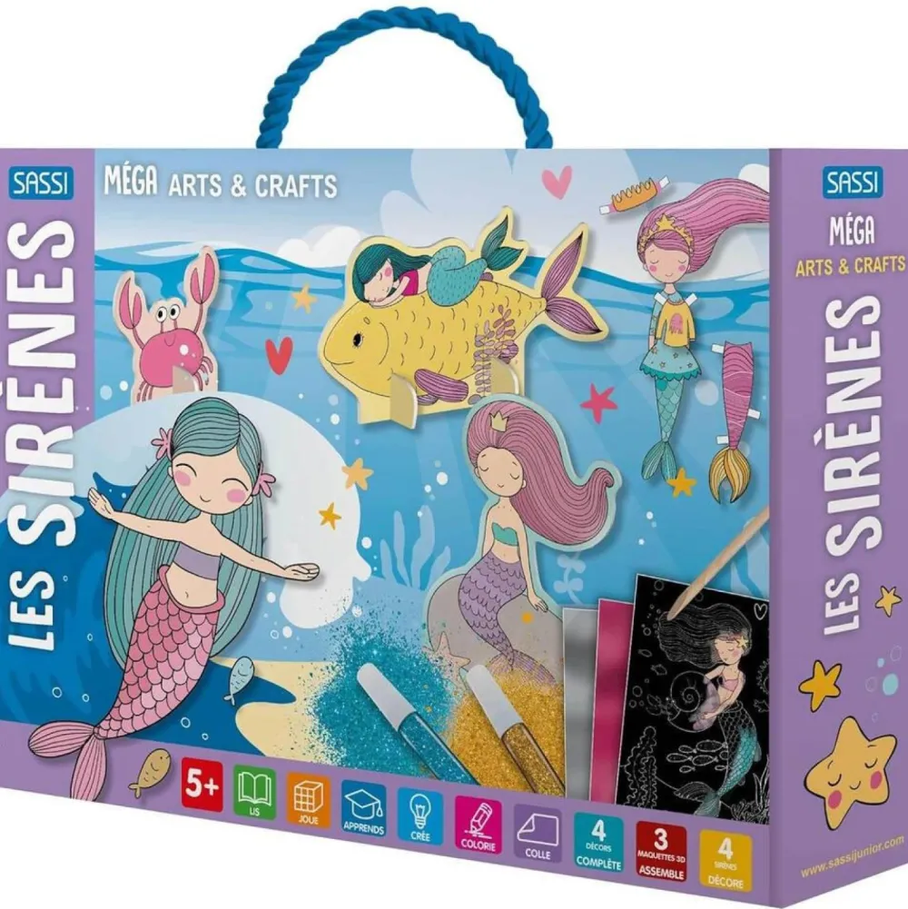 Sassi Coffret Méga Arts et crafts - Les Sirènes^ Autres Activités Créatives