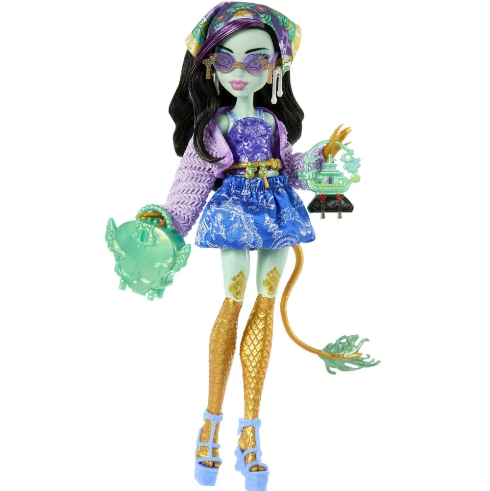 Mattel Coffret Monstrueux Secrets Jinafire - Monster High^ Poupées Mannequins