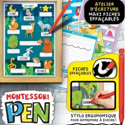 Lisciani Giochi Coffret Montessori Super Ecole^ Apprentissage Des Lettres Et Écritures