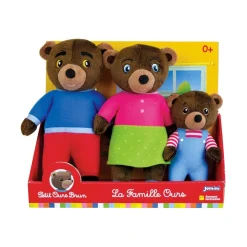 Jemini Coffret peluche famille Petit Ours Brun^ Peluches Animaux