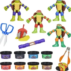 Play-Doh Coffret Tortues Ninja Créations Cowabunga^ Modelage Et Moulage