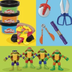 Play-Doh Coffret Tortues Ninja Créations Cowabunga^ Modelage Et Moulage
