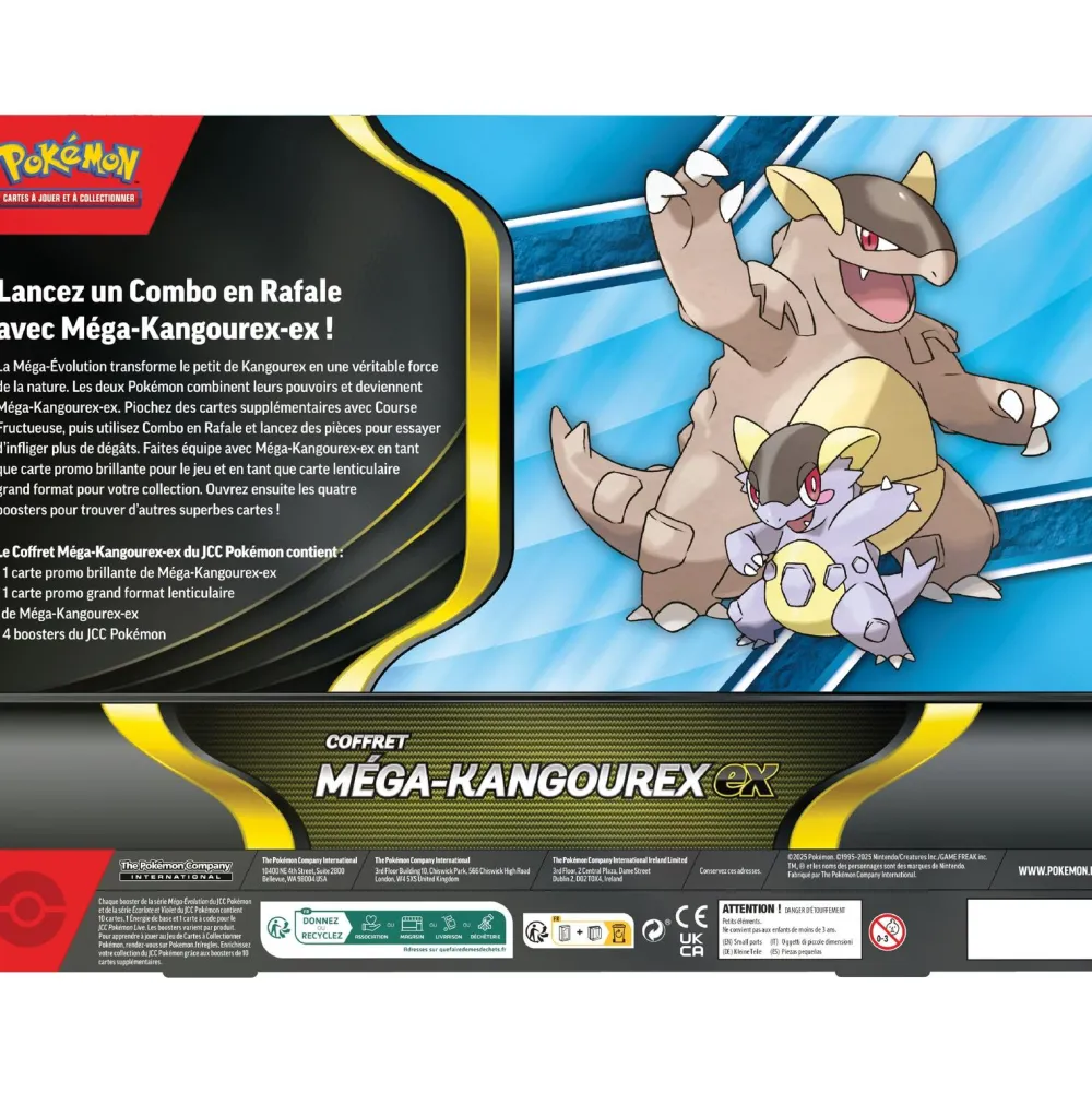 Asmodu00e9e Coffret Pokémon Prenium Mega-Kangourex Ex^ Cartes À Collectionner