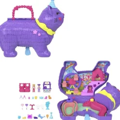Mattel Coffret Polly Pocket - Fête du chaton^ Mini-Univers