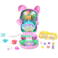 Mattel Coffret Polly Pocket - Lapin l'heure du thé^ Mini-Univers