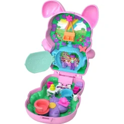 Mattel Coffret Polly Pocket - Lapin l'heure du thé^ Mini-Univers