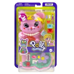 Mattel Coffret Polly Pocket - Lapin l'heure du thé^ Mini-Univers