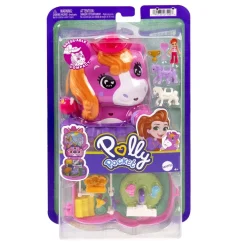 Mattel Coffret Polly Pocket - Rodéo du Poney^ Mini-Univers