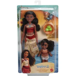 Mattel Coffret poupée Vaiana des 2 sœurs^ Poupées Mannequins