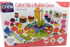 CREA & CIE Coffret Pâte À Modeler Cuisine Créatif^ Modelage Et Moulage